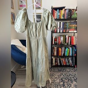 NWT - Sage green midi dress